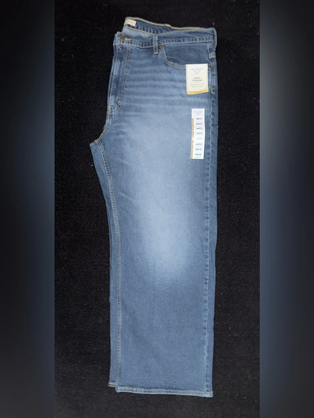 NWT - Levi Strauss Signature Gold Men's Loose Fit Jeans Big & Tall 44x30